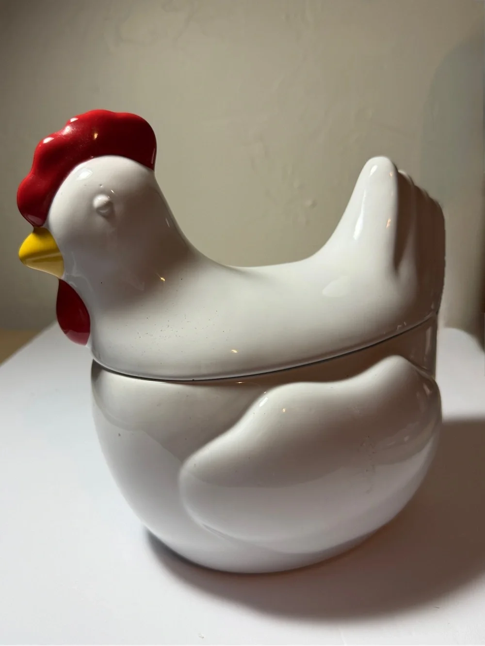 NWT Food Network Stoneware Chicken Cookie Jar 10” - Picture 2 of 7